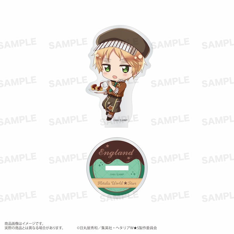 アニメ「ヘタリア World★Stars」トレーディングアクリルスタンド（きゃらほっぴん！）ショコラティエver. BOX