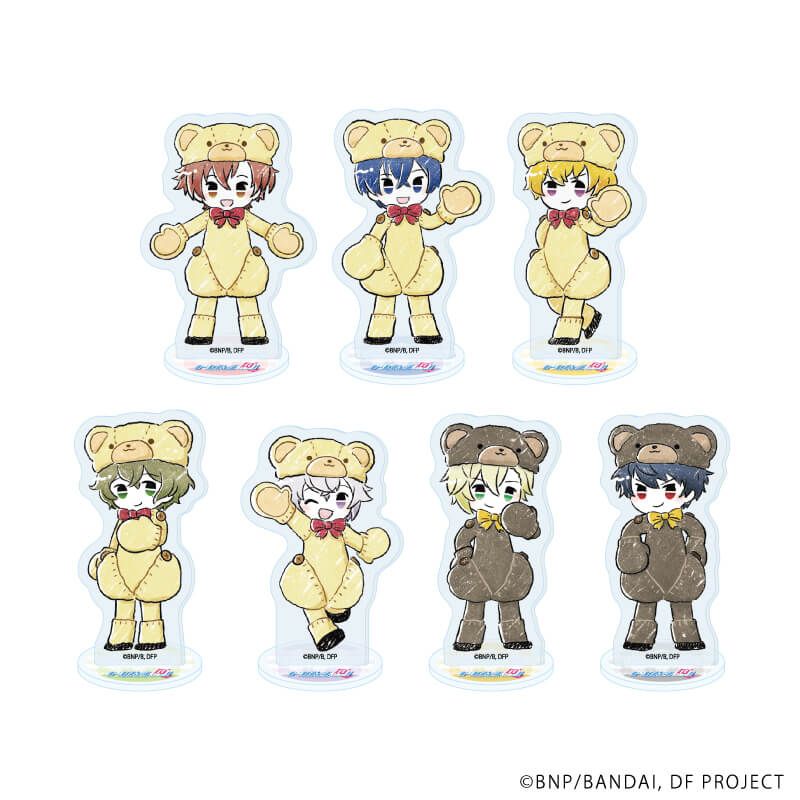 アクリルぷちスタンド「ドリフェス！R」11/モフモフくまさんver. トレーディング(7種)(グラフアートイラスト)