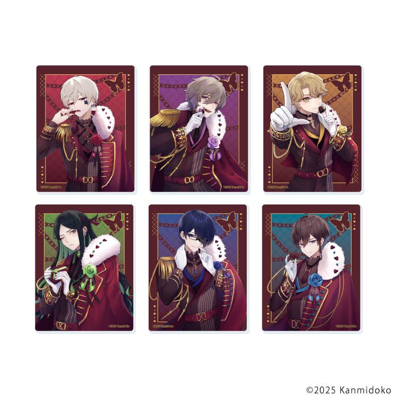 アクリルカード「FolieFatale～病ンデレ男に堕とされる～」01/コンプリートセット(全6種)(公式イラスト)