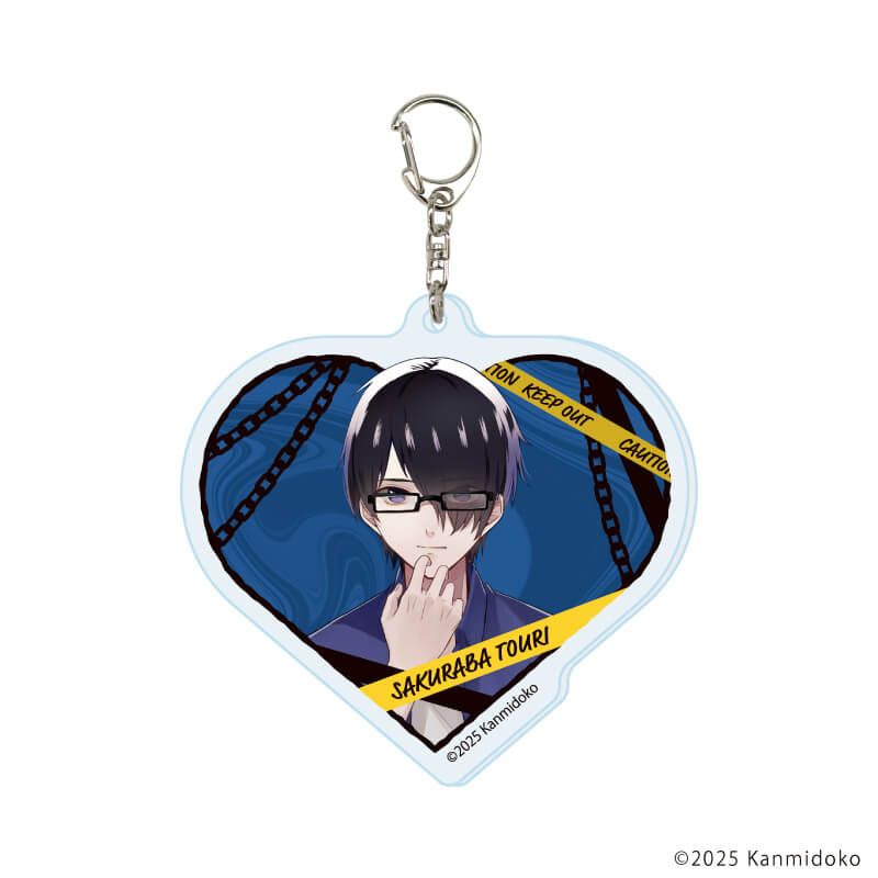 アクリルキーホルダー「FolieFatale～病ンデレ男に堕とされる～」01/ブラインド(6種)(公式イラスト)