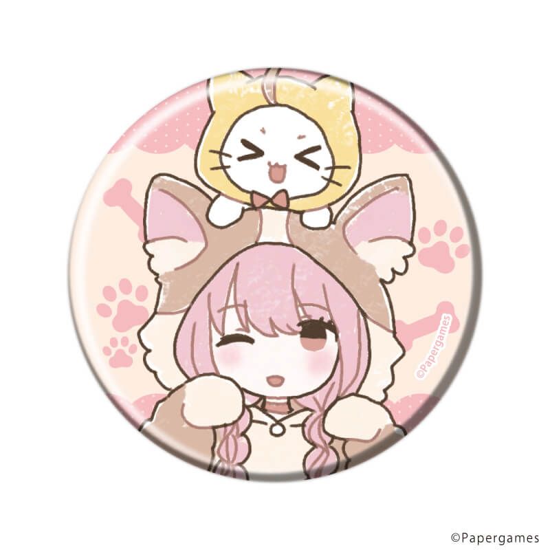 缶バッジ「シャイニングニキ」17/犬ver. ブラインド(7種)(グラフアートイラスト)