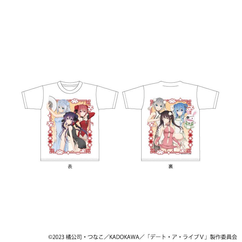 フルグラフィックTシャツ「デート・ア・ライブⅤ」01/集合デザイン(描き下ろしイラスト)Lサイズ