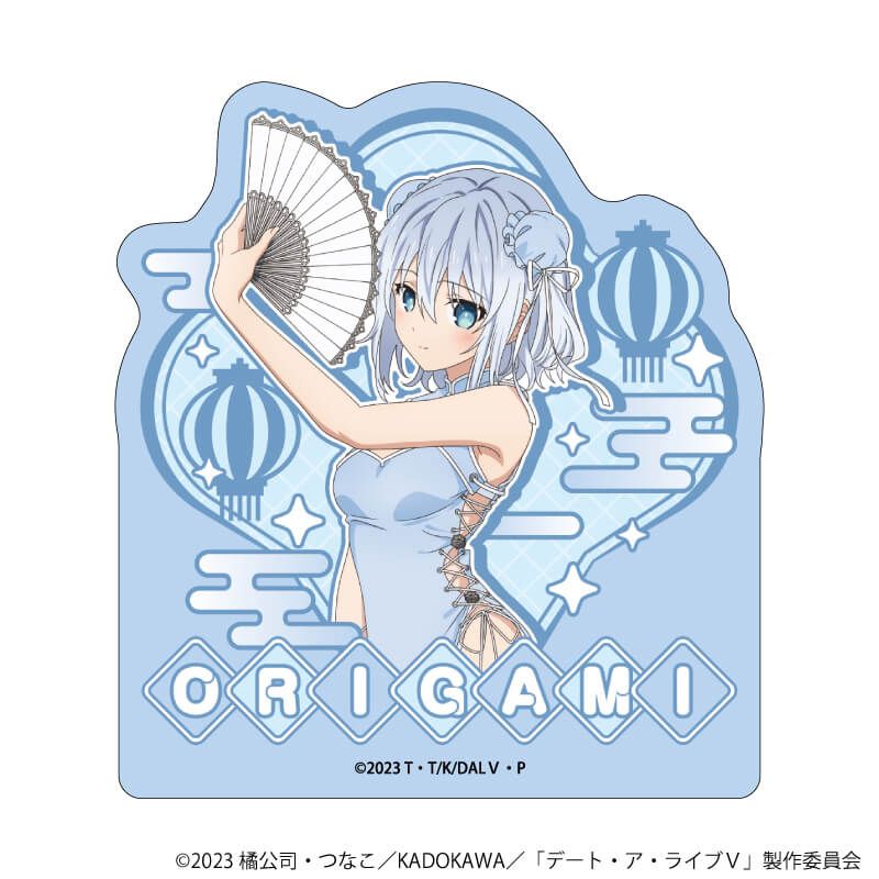 ダイカットステッカー「デート・ア・ライブⅤ」02/鳶一折紙(描き下ろしイラスト)