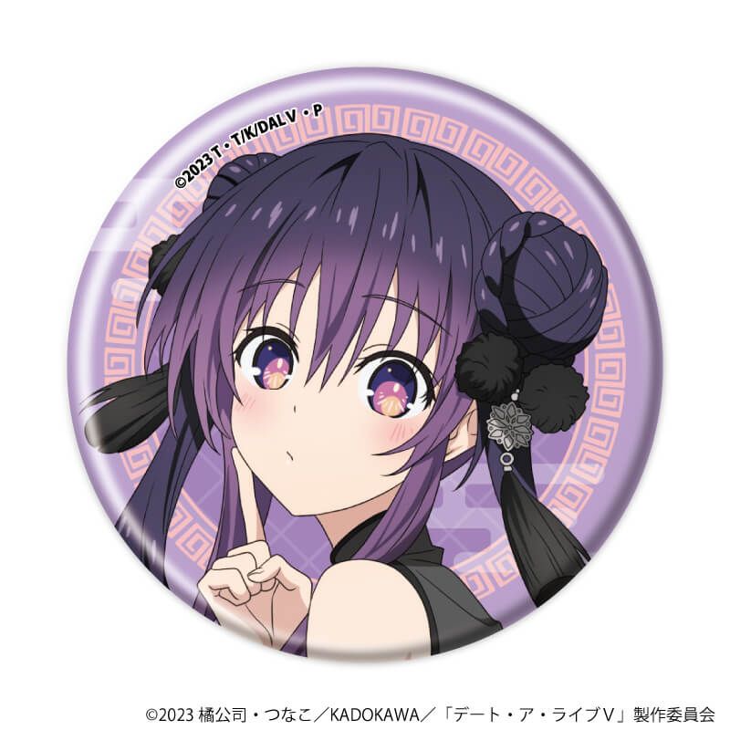 缶バッジ「デート・ア・ライブⅤ」02/ブラインド(6種)(描き下ろしイラスト)