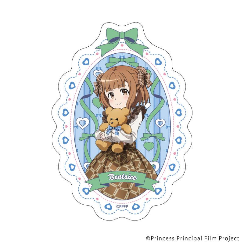 ダイカットステッカー「劇場版第4章『プリンセス・プリンシパル Crown Handler』」04/ベアトリス ホワイトデーver(描き下ろしイラスト)