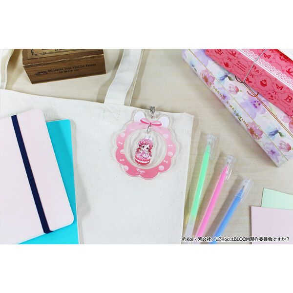 「ご注文はうさぎですか？ BLOOM」 ぷちちょこゆらゆらアクリルキーホルダー【メグ】マカロンver.