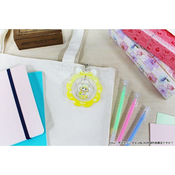 「ご注文はうさぎですか？ BLOOM」 ぷちちょこゆらゆらアクリルキーホルダー【シャロ】マカロンver.