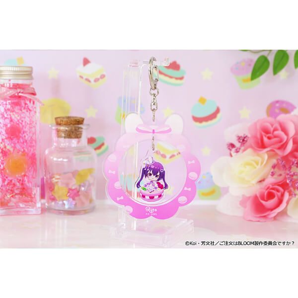 「ご注文はうさぎですか？ BLOOM」 ぷちちょこゆらゆらアクリルキーホルダー【リゼ】マカロンver.