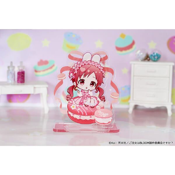 「ご注文はうさぎですか？ BLOOM」 ぷちちょこミニアクリルジオラマ【メグ】マカロンver.