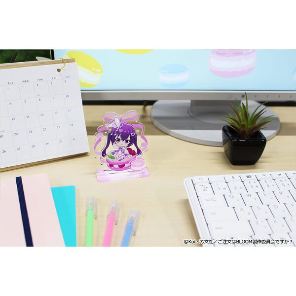 「ご注文はうさぎですか？ BLOOM」 ぷちちょこミニアクリルジオラマ【リゼ】マカロンver.