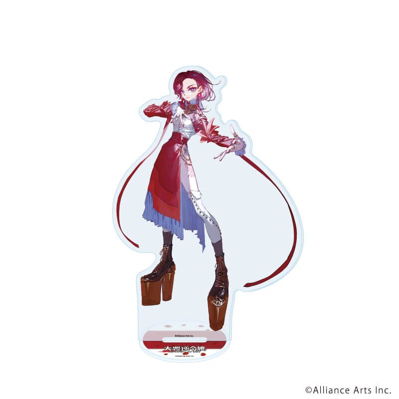 アクリルスタンド「大悪逆令嬢 ストラテジーオブリリィ」01/エリザベス・スカーレット・ペンローズ(公式イラスト)