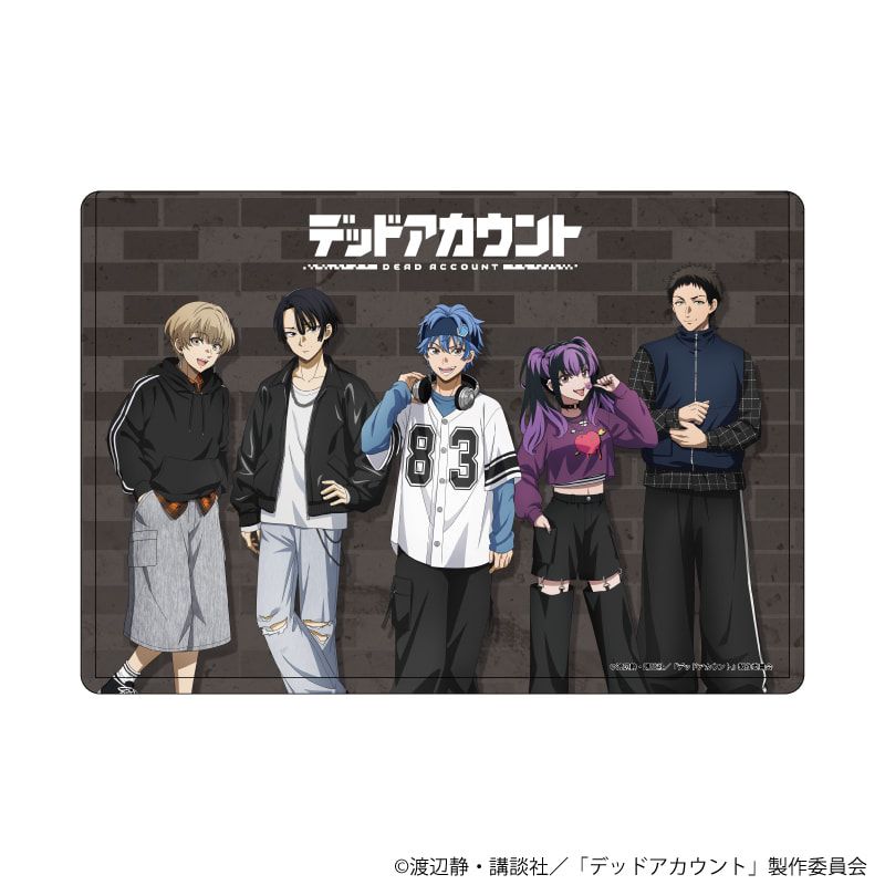 キャラクリアケース「TVアニメ『デッドアカウント』」01/集合 ストリートファッションver.(描き下ろしイラスト)