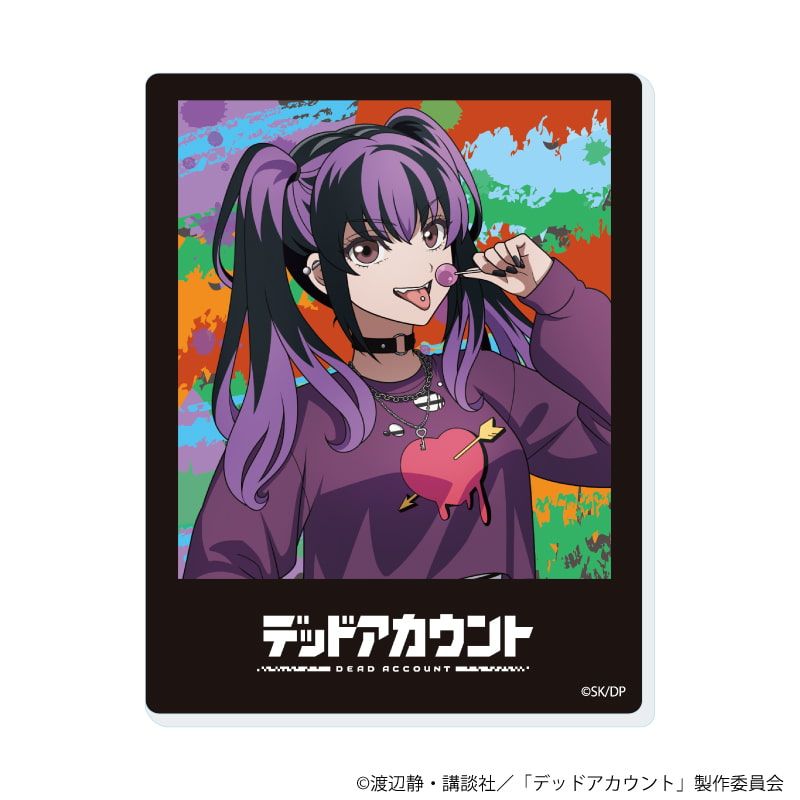 アクリルカード「TVアニメ『デッドアカウント』」01/ストリートファッションver. ブラインド(5種)(描き下ろしイラスト)