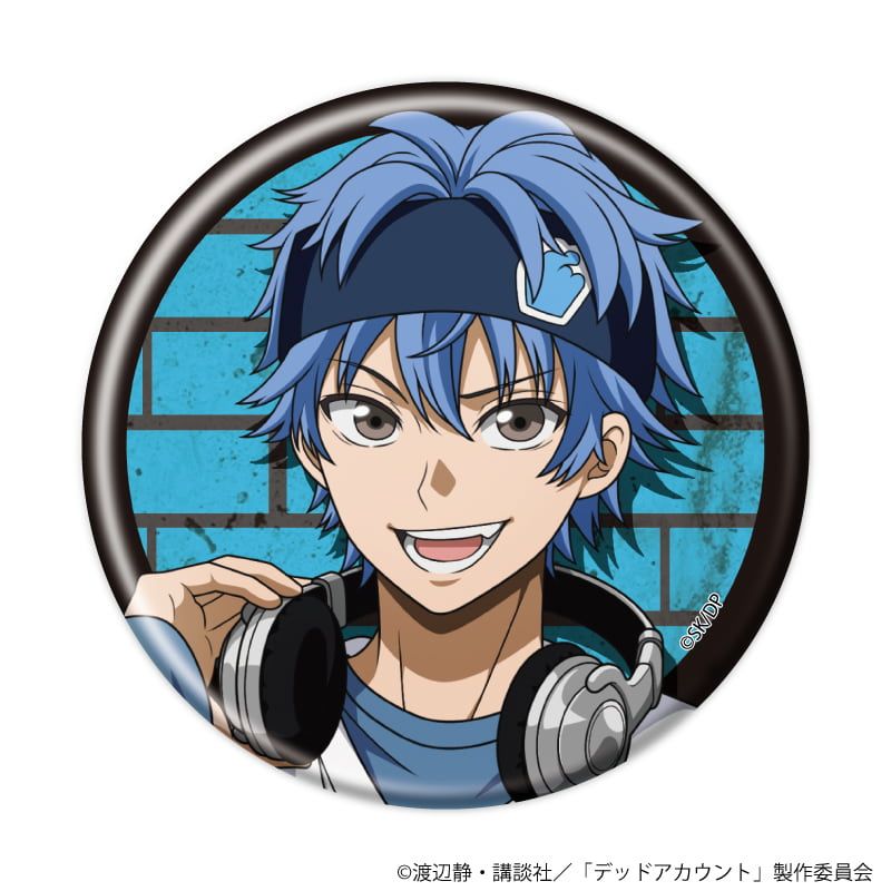 缶バッジ「TVアニメ『デッドアカウント』」02/ストリートファッションver. ブラインド(10種)(描き下ろしイラスト)