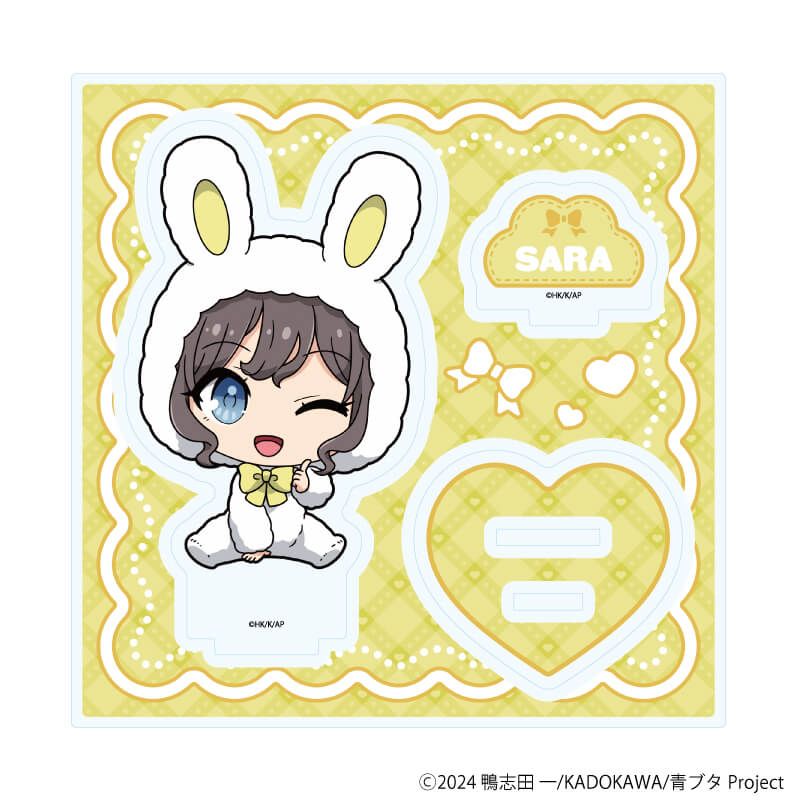 アクリルスタンドプレート「青春ブタ野郎はサンタクロースの夢を見ない」05/姫路紗良 ホワイトウィンターver.(ミニキャライラスト)