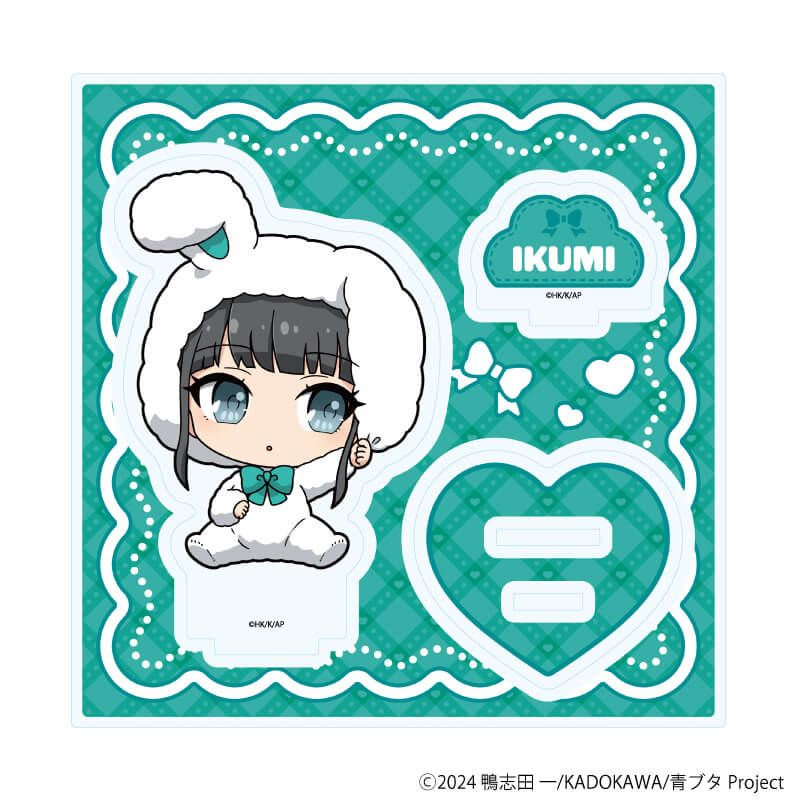 アクリルスタンドプレート「青春ブタ野郎はサンタクロースの夢を見ない」04/赤城郁実 ホワイトウィンターver.(ミニキャライラスト)