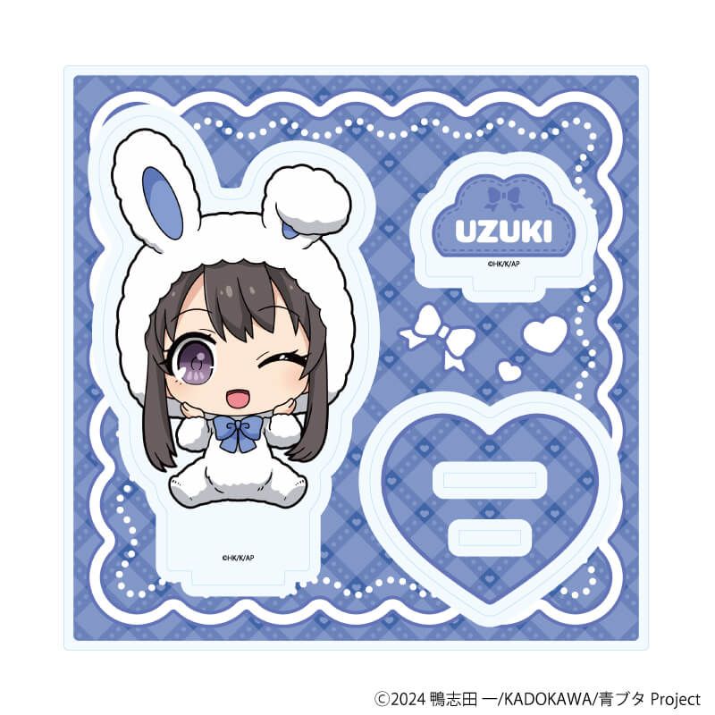 アクリルスタンドプレート「青春ブタ野郎はサンタクロースの夢を見ない」03/広川卯月 ホワイトウィンターver.(ミニキャライラスト)