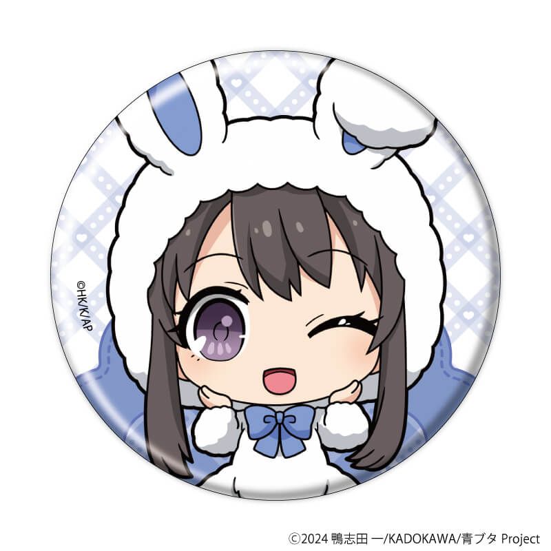 缶バッジ「青春ブタ野郎はサンタクロースの夢を見ない」03/ホワイトウィンターver. コンプリートセット(全8種)(描き下ろし&描き起こしイラスト)