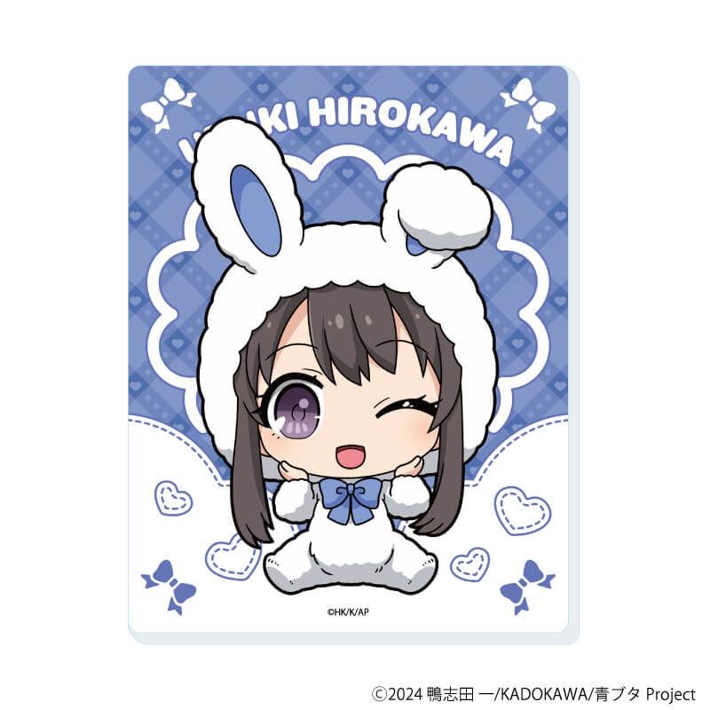 アクリルカード「青春ブタ野郎はサンタクロースの夢を見ない」02/ホワイトウィンターver. ブラインド(8種)(描き下ろし&描き起こしイラスト)