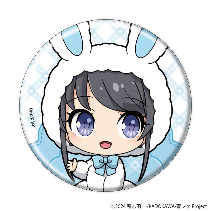 缶バッジ「青春ブタ野郎はサンタクロースの夢を見ない」03/ホワイトウィンターver. ブラインド(8種)(描き下ろし&描き起こしイラスト)