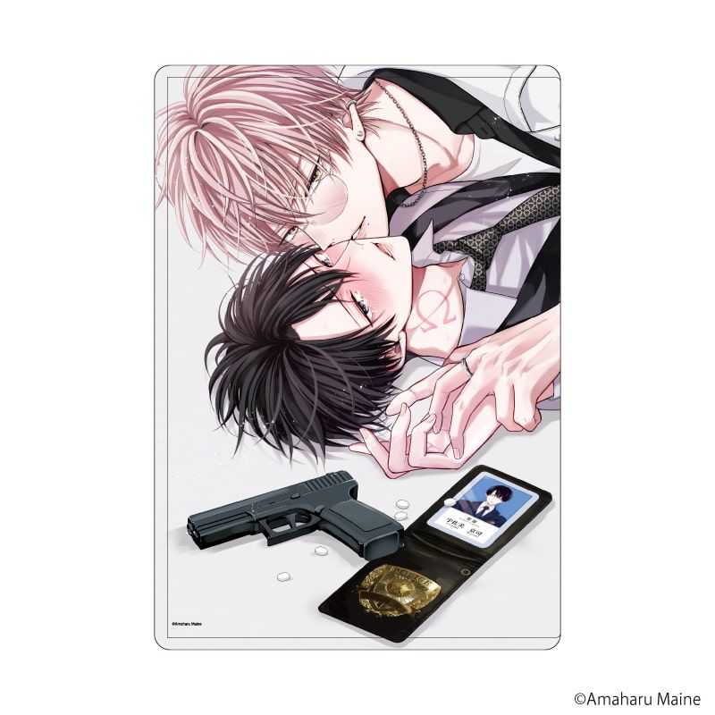 キャラクリアケース「イケないエリートΩは淫らにとろける」01/一ノ瀬大我＆宇佐美京司(公式イラスト)