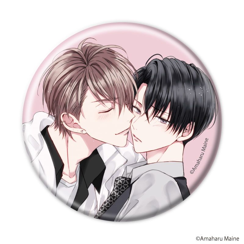 缶バッジ「イケないエリートΩは淫らにとろける」01/コンプリートセット(全5種)(公式&描き下ろしイラスト)