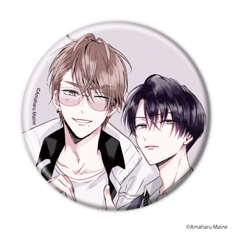 缶バッジ「イケないエリートΩは淫らにとろける」01/ブラインド(5種)(公式&描き下ろしイラスト)