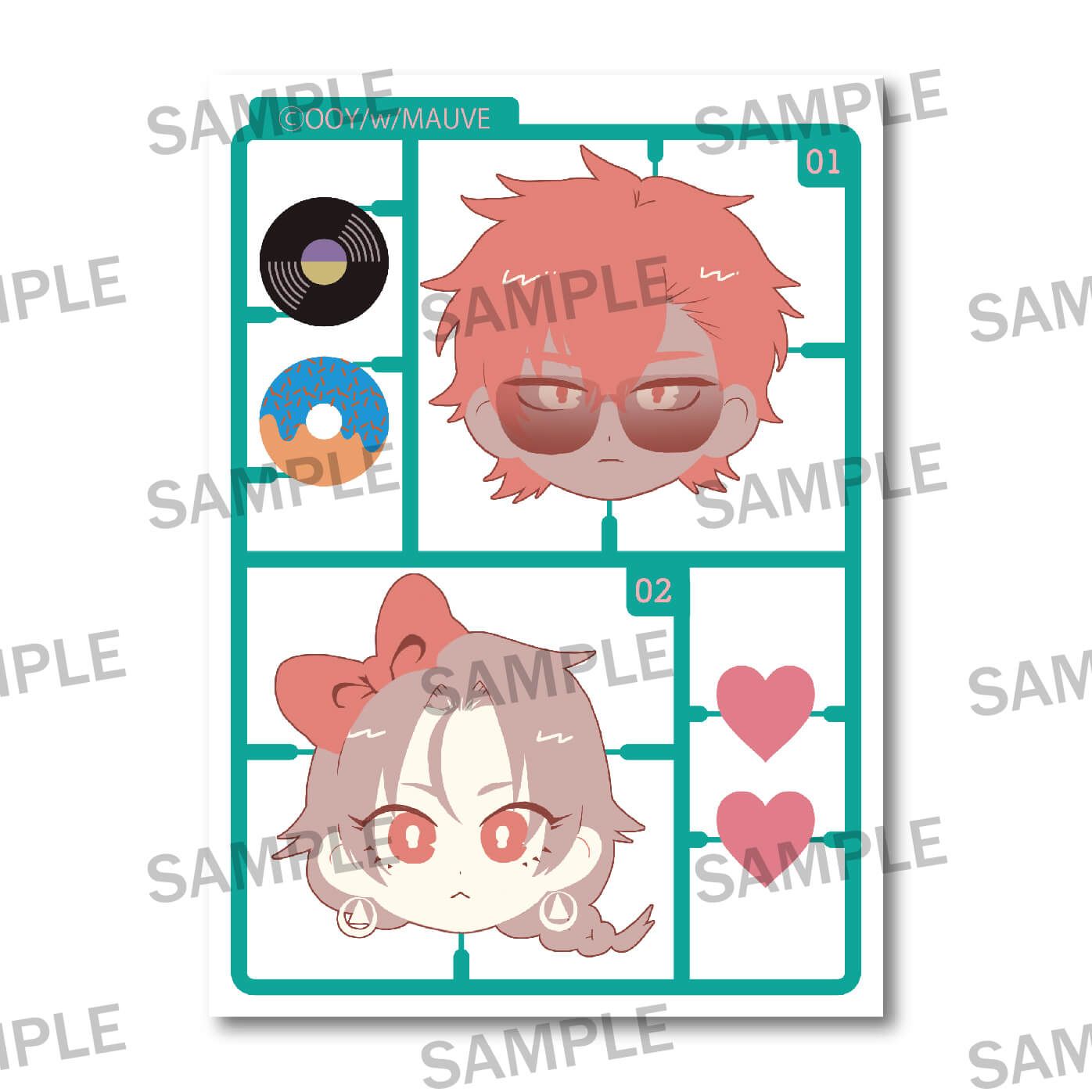 【w/MAUVEレーベル2周年記念】金色の花嫁 クリアカードB(プラキット)