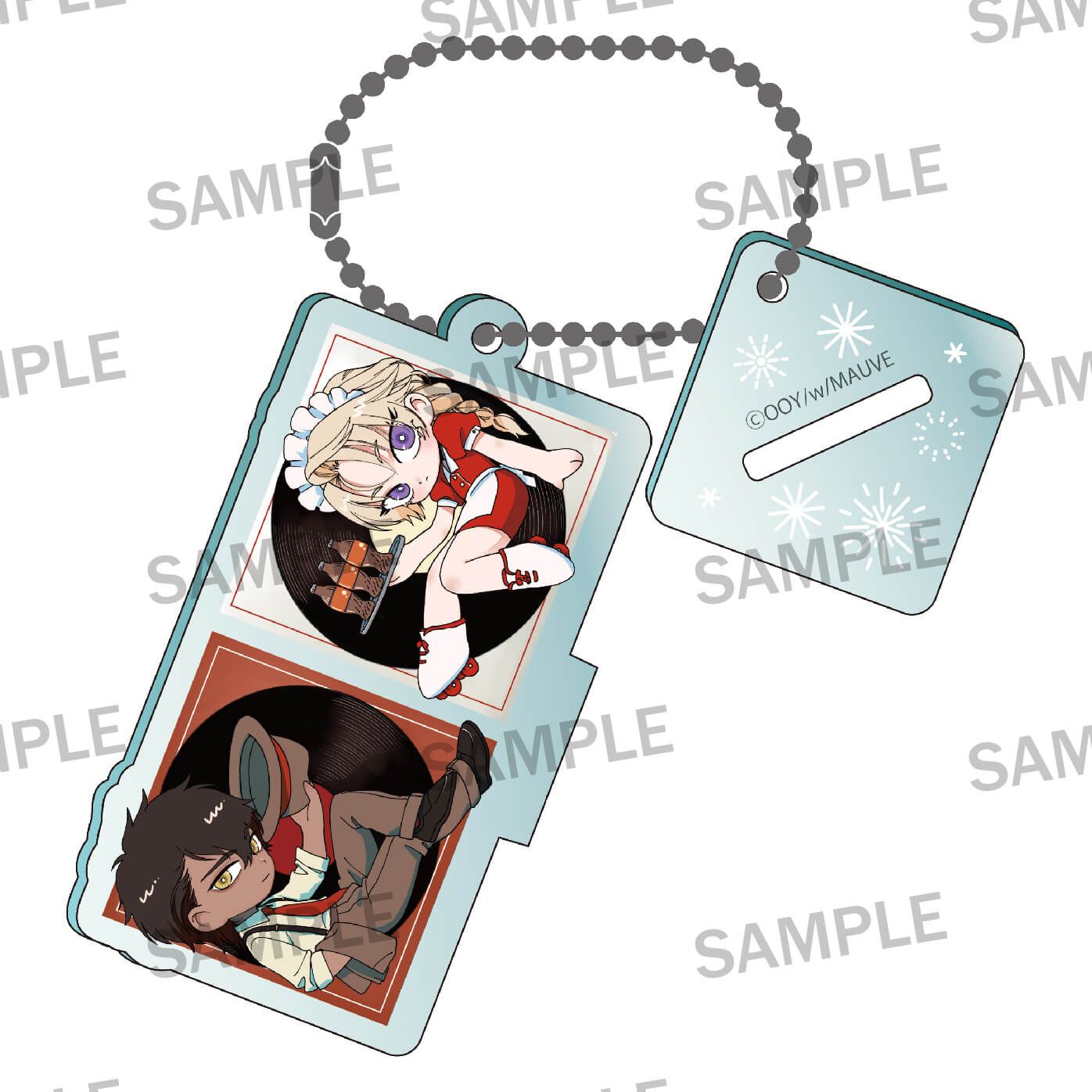 【w/MAUVEレーベル2周年記念】金色の花嫁 台座付きアクリルキーホルダー