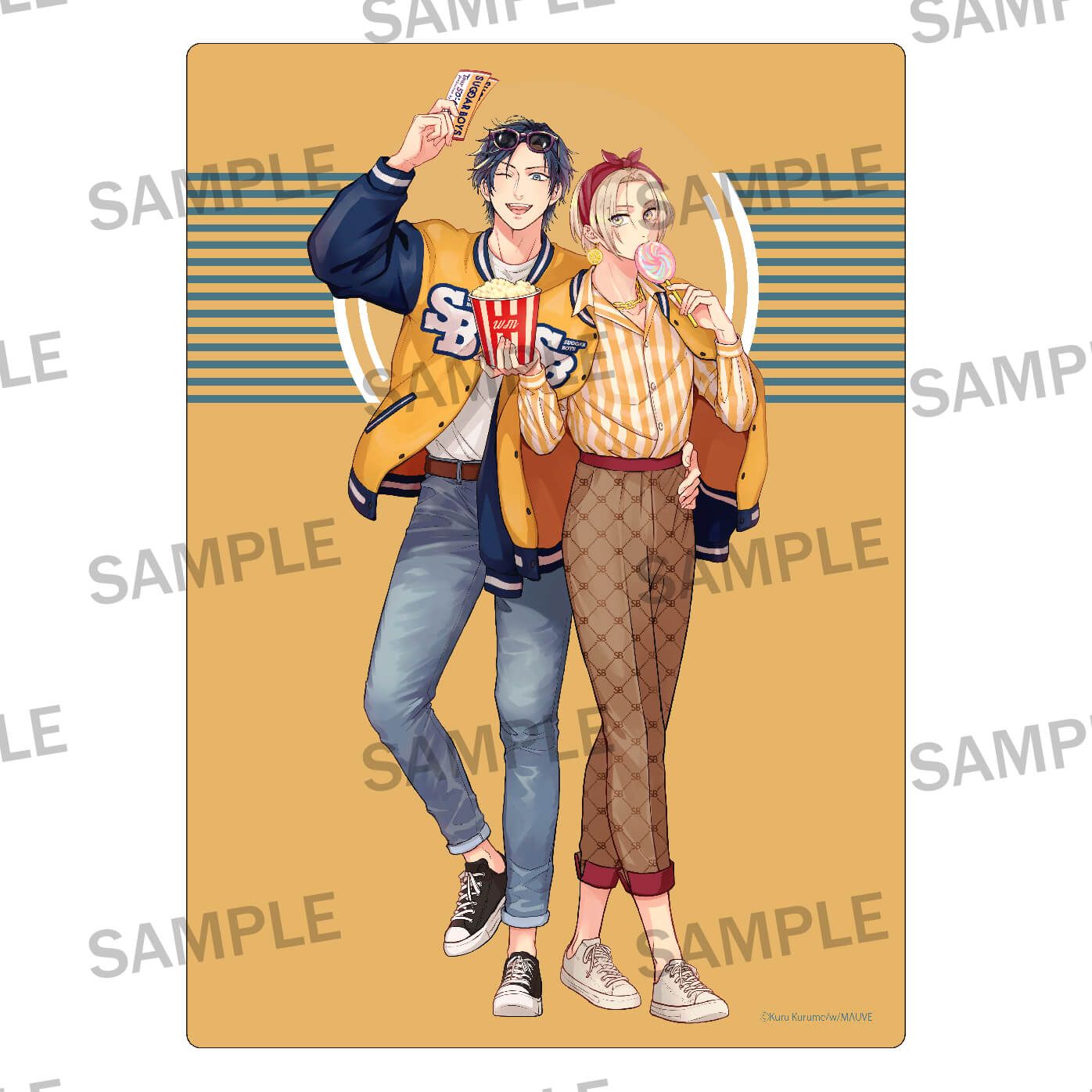 【w/MAUVEレーベル2周年記念】#氷室くんは恋したくない 直筆サイン入りアクリルプレート