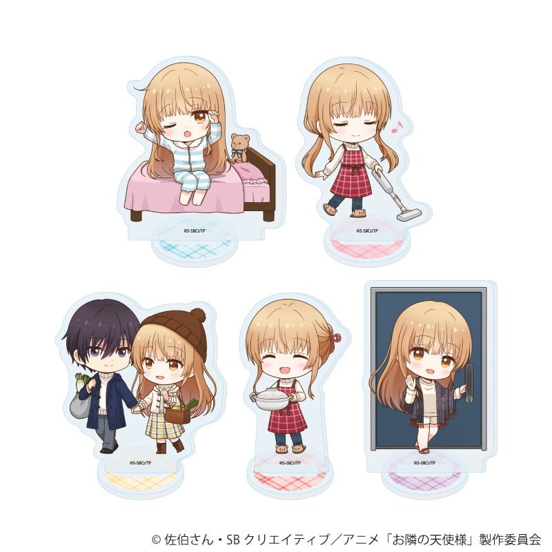 アクリルぷちスタンド「お隣の天使様にいつの間にか駄目人間にされていた件2」11/コンプリートセット(全5種)(ミニキャライラスト)