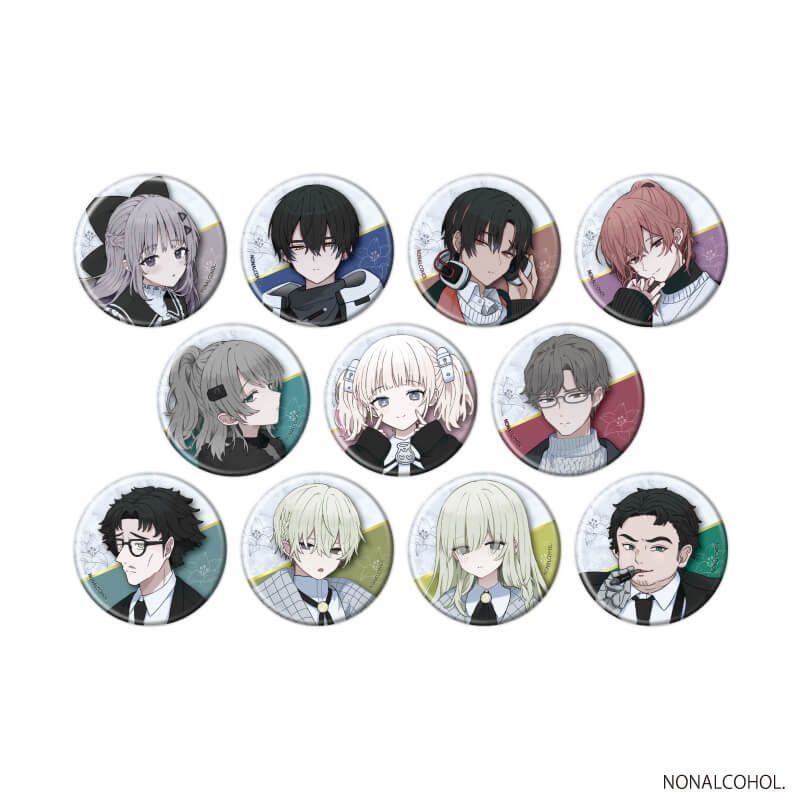 缶バッジ「泥舟と罪人」01/コンプリートセット(全11種)(公式イラスト)