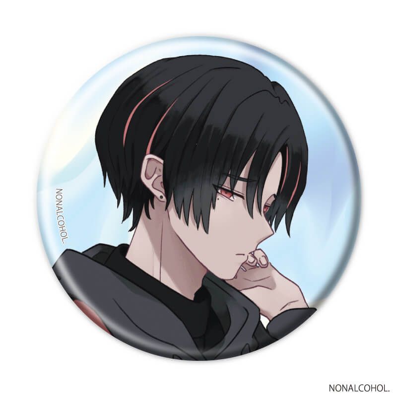 缶バッジ「泥舟と罪人」02/Y2Kストリートver. ブラインド(4種)(描き下ろしイラスト)