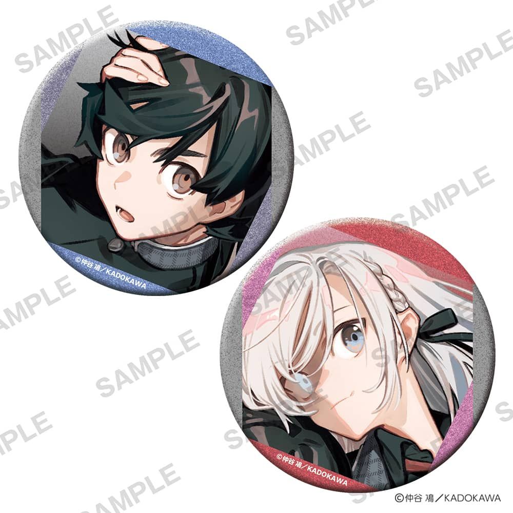 仲谷鳰 新刊発売記念 POP UP SHOP きらきら缶バッジセット きみは終末