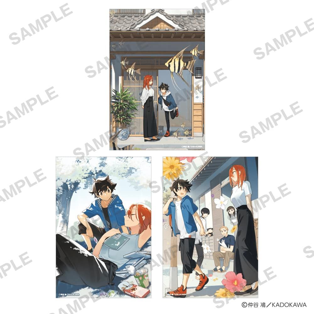 仲谷鳰 新刊発売記念 POP UP SHOP イラストカードセット 神さまがまちガえる