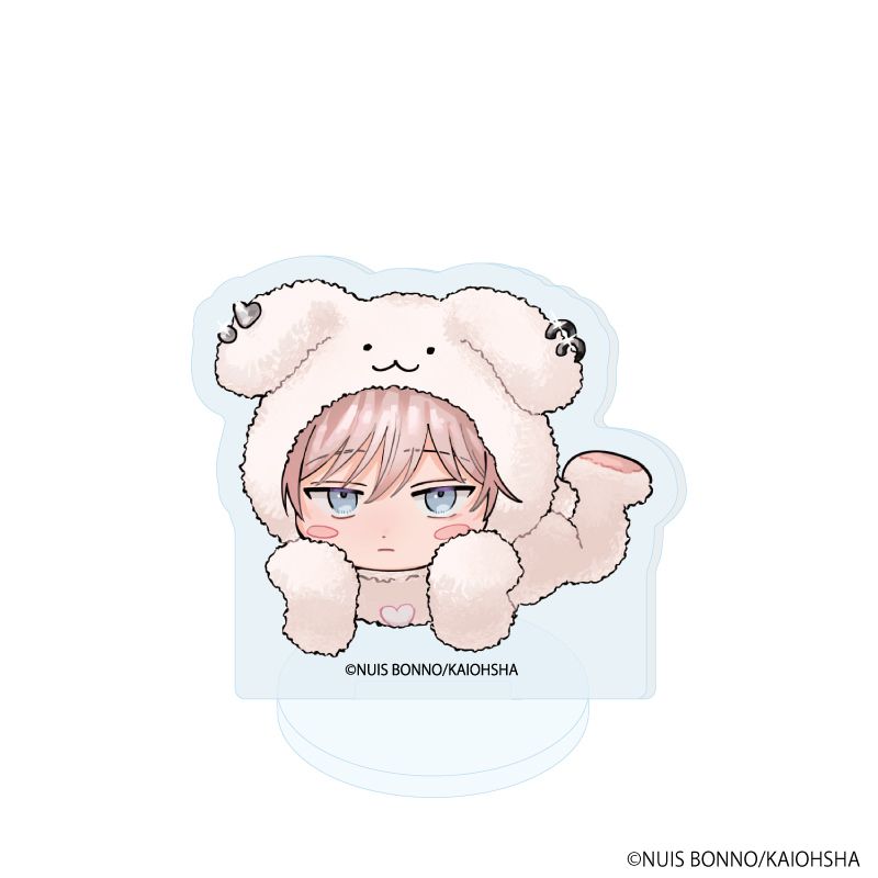 アクリルぷちスタンド「三月の兎たち」03/宇佐美麻也(描き下ろしイラスト)