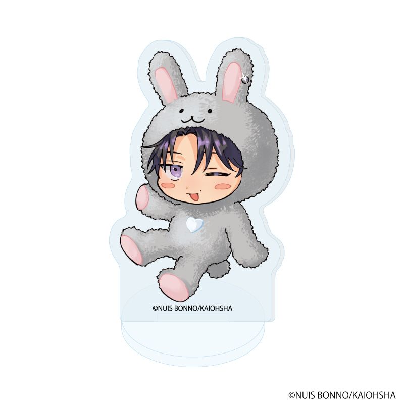 アクリルぷちスタンド「三月の兎たち」02/八田圭吾(描き下ろしイラスト)