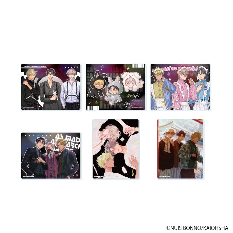 アクリルカード「三月の兎たち」01/ブラインド(6種)(公式&描き下ろしイラスト)