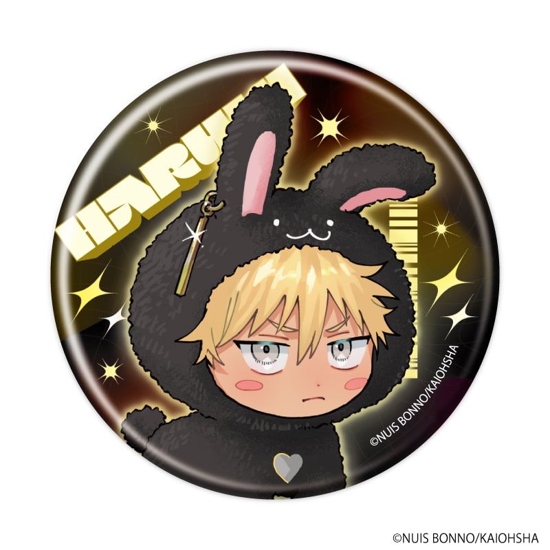 缶バッジ「三月の兎たち」01/ブラインド(6種)(描き下ろしイラスト)