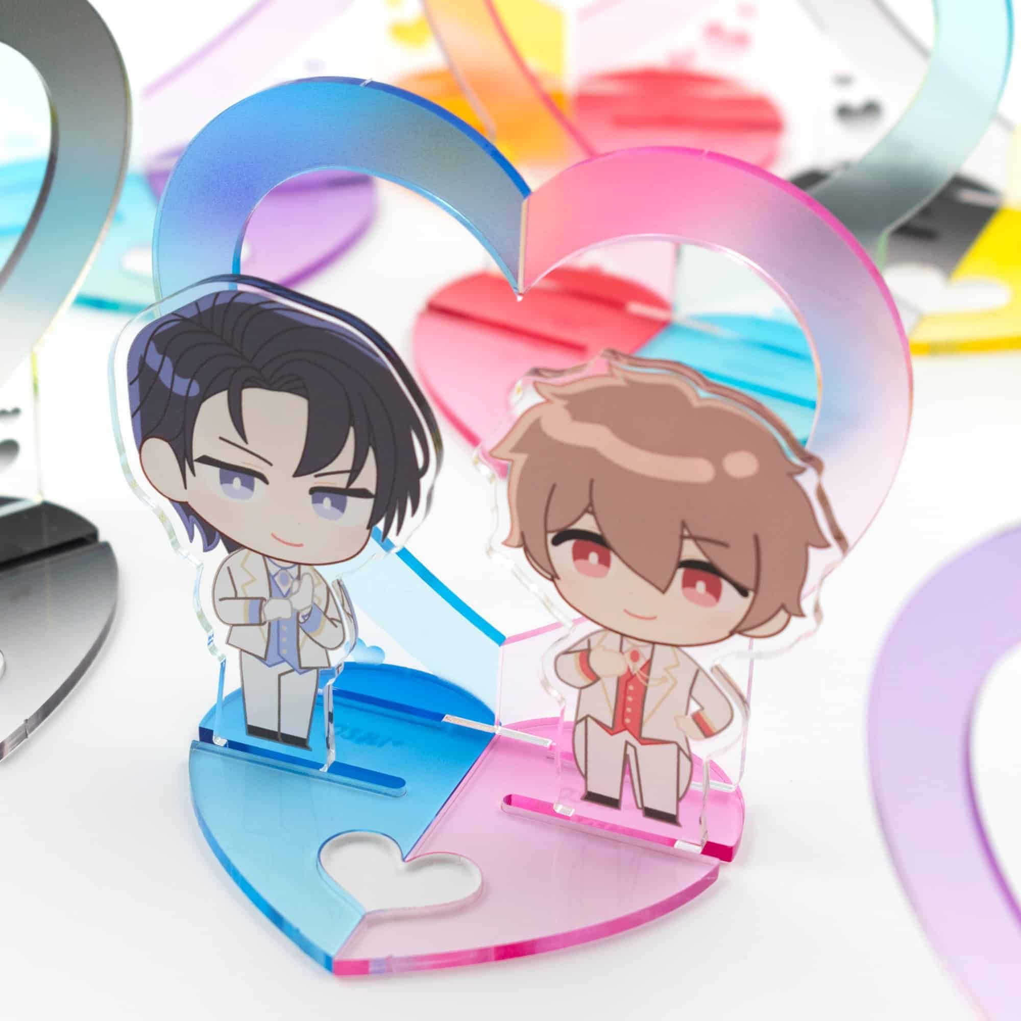 もっとなかよしジオラマ09/ハート右(ブラック)【推し活】