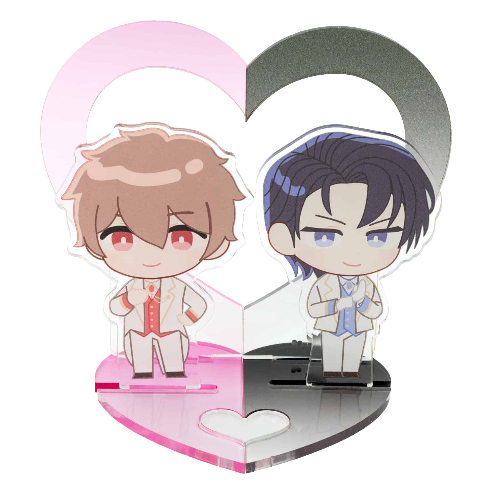 もっとなかよしジオラマ16/ハート左(ブルー)【推し活】