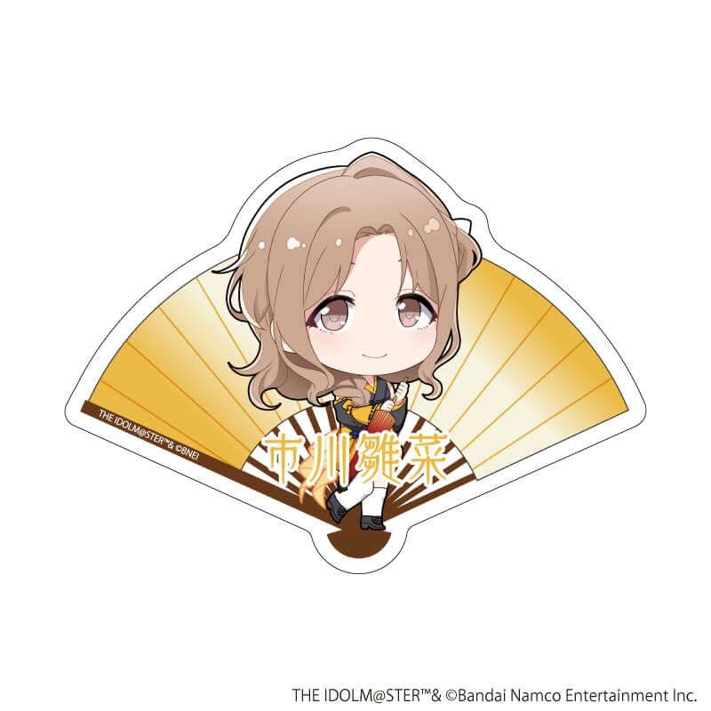 ダイカットステッカー「アイドルマスター シャイニーカラーズ」44/市川雛菜 舞姫彩華ver.(ミニキャライラスト)