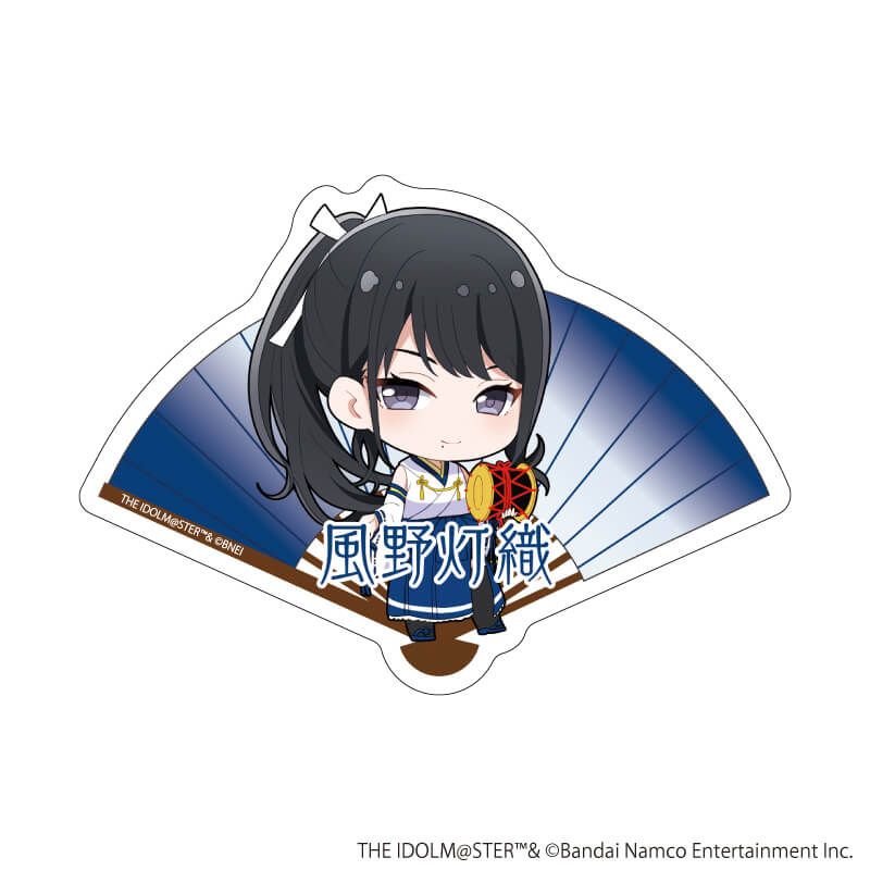 ダイカットステッカー「アイドルマスター シャイニーカラーズ」39/風野灯織 舞姫彩華ver.(ミニキャライラスト)