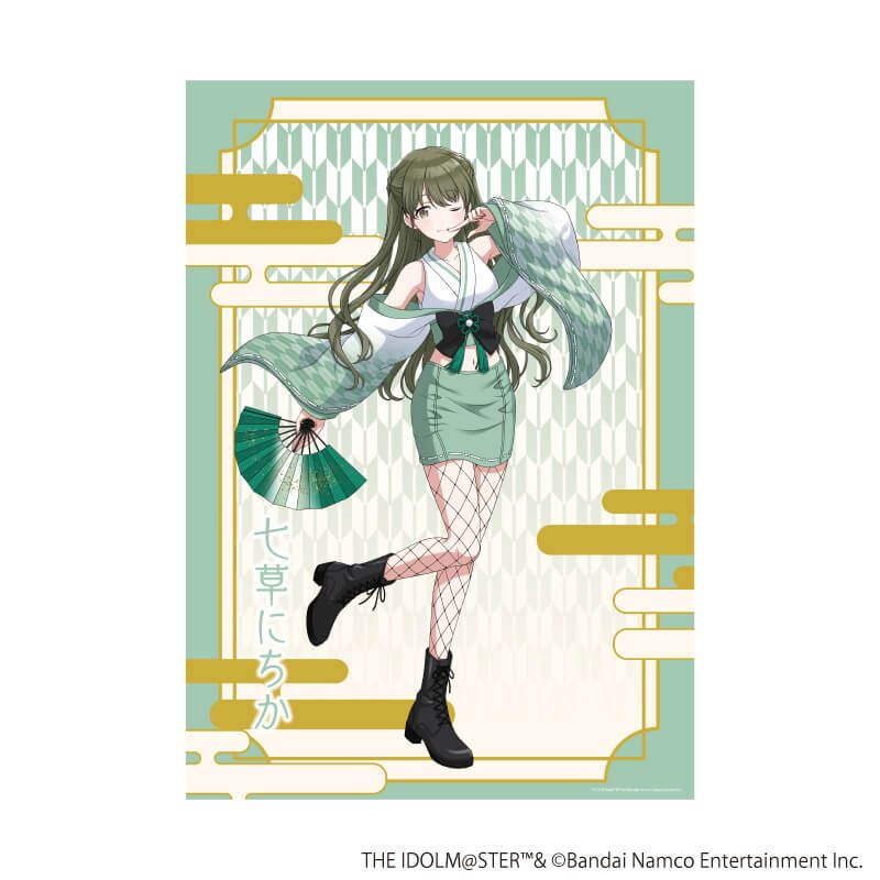 A3クリアポスター「アイドルマスター シャイニーカラーズ」12/七草にちか 舞姫彩華ver.(描き下ろしイラスト)
