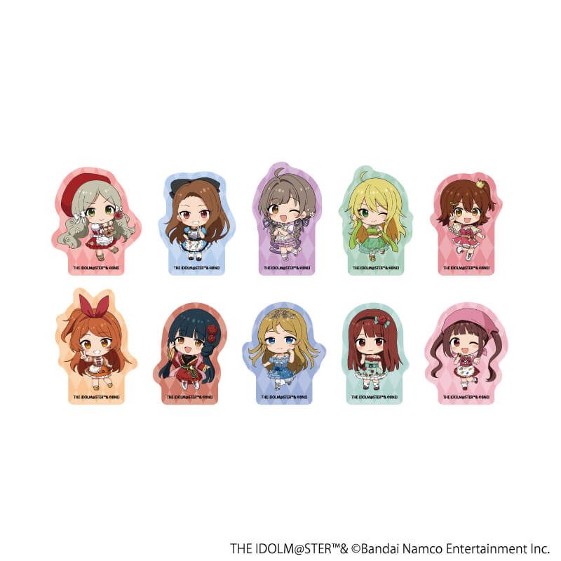 ブリューム缶(フレークシール付き)「アイドルマスター ミリオンライブ！」01/集合デザイン 童話ver.(ミニキャライラスト)