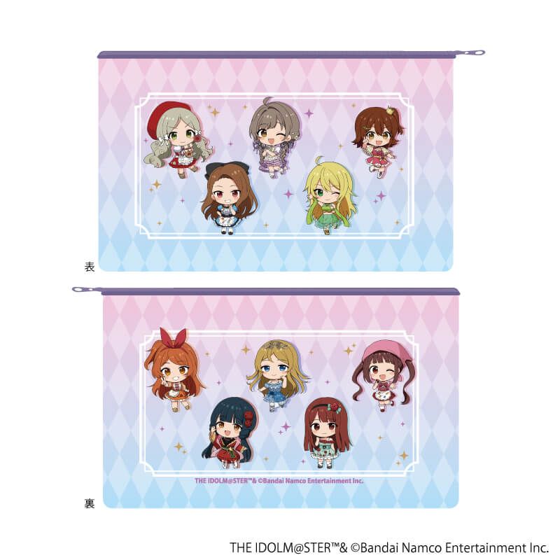 キャラポーチ「アイドルマスター ミリオンライブ！」46/集合デザイン 童話ver.(ミニキャライラスト)