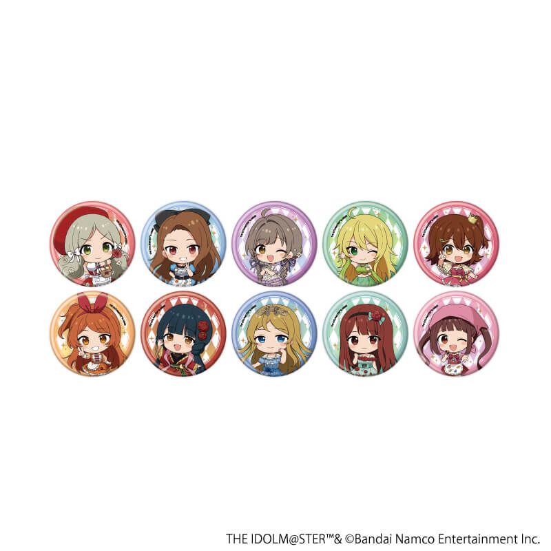 缶バッジ「アイドルマスター ミリオンライブ！」15/コンプリートセット(全10種)(ミニキャライラスト)