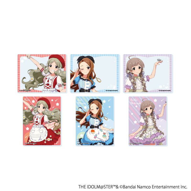 アクリルカード「アイドルマスター ミリオンライブ！」13/コンプリートセット(全6種)(描き下ろしイラスト)