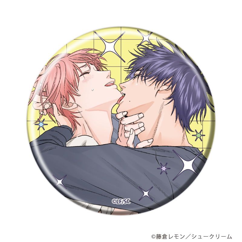 缶バッジ「修羅場のワンサイドラブ」01/ブラインド(6種)(公式&描き下ろしイラスト)