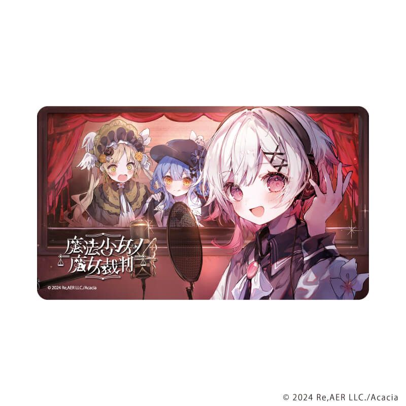プレミアムマルチラバーマット「魔法少女ノ魔女裁判」02/桜羽エマ&橘シェリー&遠野ハンナ(描き起こしイラスト)